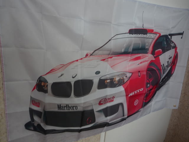BMW Знаме кола банер спортна баварец готино спорт Marlboro рали фейслифт джанти спойлер барнато топ - снимка 2