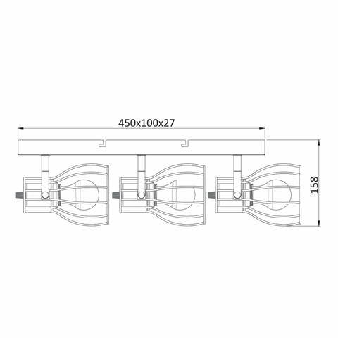 Спот 3-ка Tirion , E27, 3 max 40 W - град Сандански | Други - снимка 2
