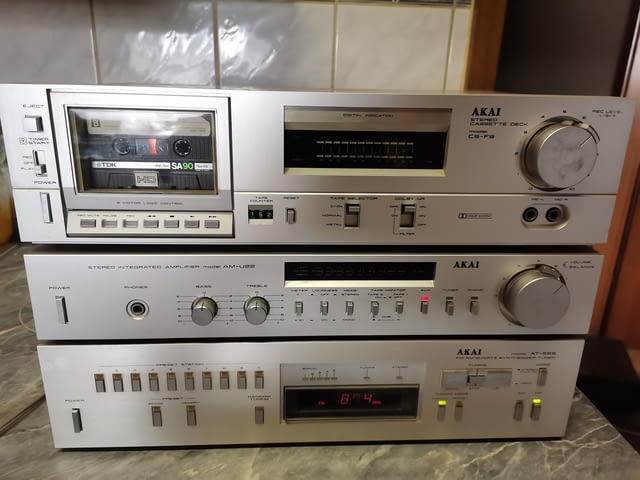 Akai cs-f9, Akai am-u22, Akai at-s55 AKAI, Other, Tuner - village Kuklеn | Audio Systems - снимка 1
