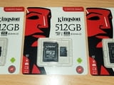 SD карта памет Kingston 512GB плюс SD адаптер