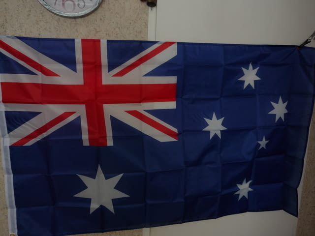 Австралия Знаме Континент аборигени Сидни Кеннгуру динго бумеранг Australia Open тенис турнир остров - снимка 1