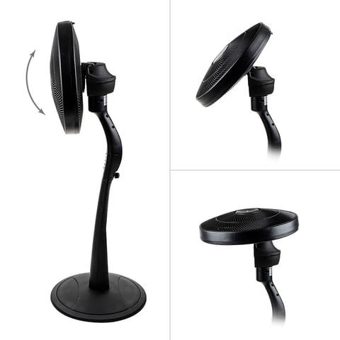 Вентилатор на стойка 16''Diplomat DX-555RC 2в1, 55W, Wi-Fi, таймер, височина 72/124.5 cm - снимка 3
