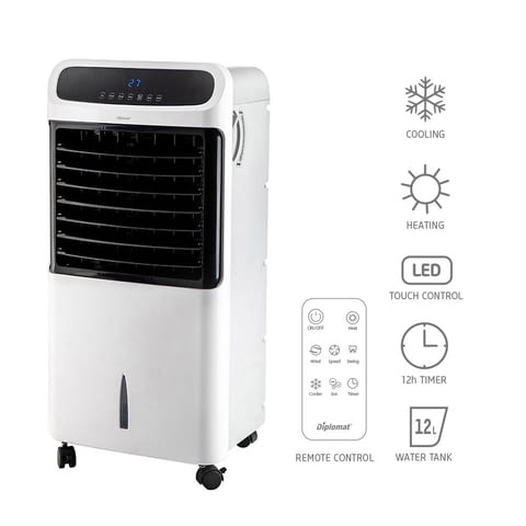 Мобилен Охладител и отоплител Diplomat DX-80CHRC 5в1, дигитален - снимка 2
