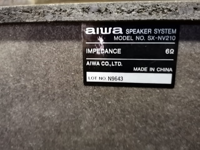 Aiwa NSX-V 210 Compact System Micro Hi-Fi - village Kuklеn | Audio Systems - снимка 12