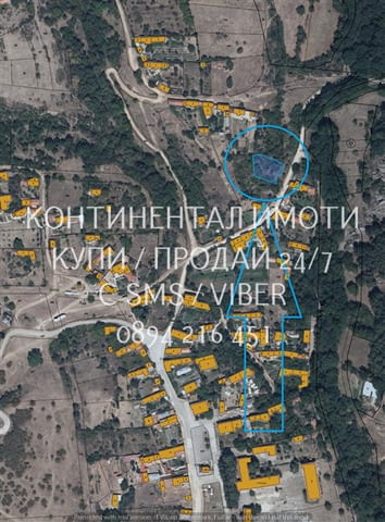 Кодг 61311. Парцел 590м2 с хубава гледка, с полуразрушена двуетажна стара къща 65м2 на етаж! До имот - снимка 3
