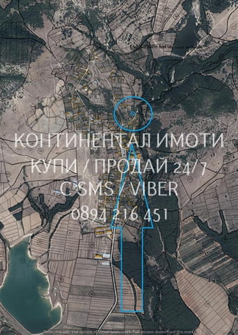 Кодг 61311. Парцел 590м2 с хубава гледка, с полуразрушена двуетажна стара къща 65м2 на етаж! До имот - снимка 5