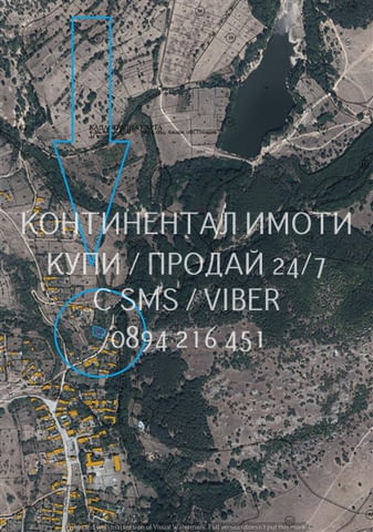Кодг 61311. Парцел 590м2 с хубава гледка, с полуразрушена двуетажна стара къща 65м2 на етаж! До имот - снимка 7
