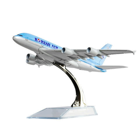 Еърбъс 380 самолет модел макет Korean Air метален A320 Южна Корея Азиатски пътнически класни превози - снимка 2