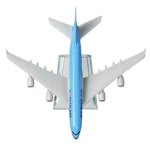 Еърбъс 380 самолет модел макет Korean Air метален A320 Южна Корея Азиатски пътнически класни превози - снимка 3