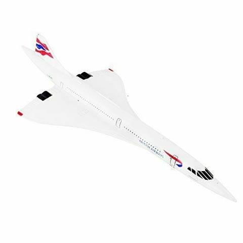 Concorde самолет модел макет метален British Airways Конкорд свръхзвуков пътнически бърз полет Max 2 - снимка 5