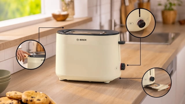 Тостер, Bosch TAT2M127 - град Сандански | Тостери - снимка 4