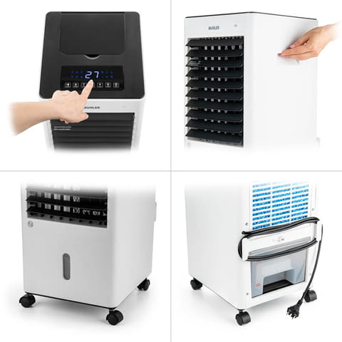 Мобилен охладител и отоплител Muhler MC-6066H, 2000W, LED, град Сандански - снимка 5