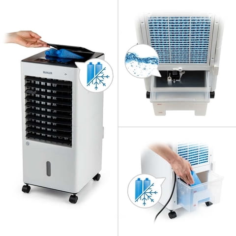 Мобилен охладител и отоплител Muhler MC-6066H, 2000W, LED, град Сандански - снимка 6