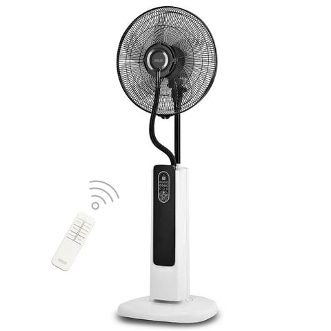 Вентилатор с водна мъгла 16'' Muhler MF-1679RC, 75W, LED, дист. упр-е - снимка 1