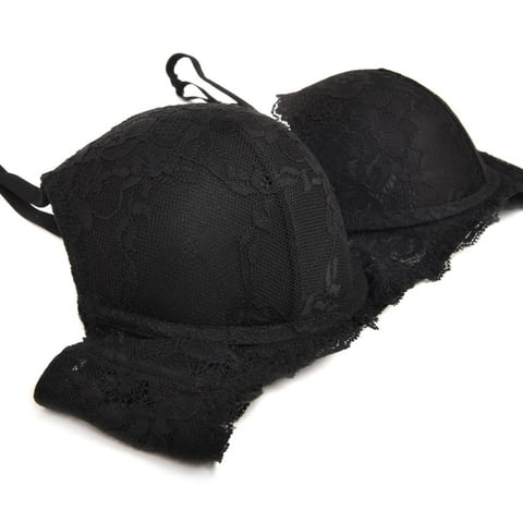 Love and bra 70B, 75B, 80B, 85B черен, праскова италиански супер пуш ъп сутиен +2 РАЗМЕРА гел подплънки - снимка 5