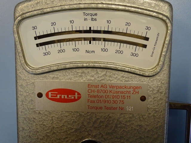 Силомер Ernst Torque tester №921/№911 300-0-300Ncm/50-0-50Ncm - снимка 2