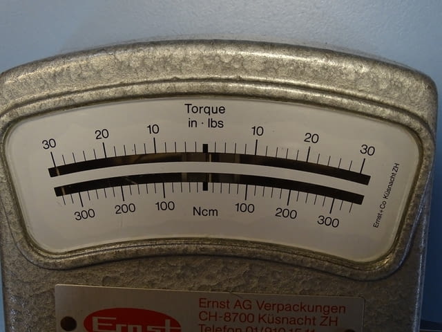 Силомер Ernst Torque tester №921/№911 300-0-300Ncm/50-0-50Ncm - снимка 3