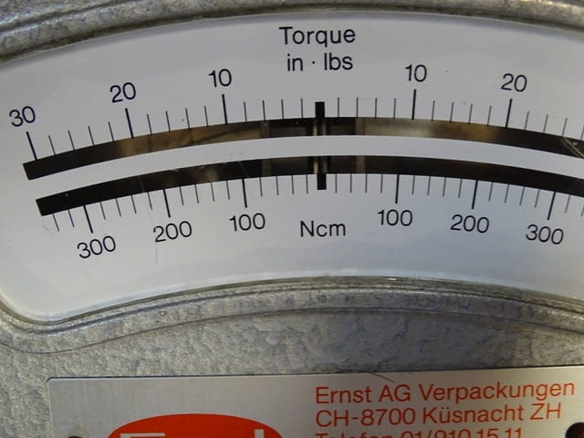 Силомер Ernst Torque tester №921/№911 300-0-300Ncm/50-0-50Ncm - снимка 9