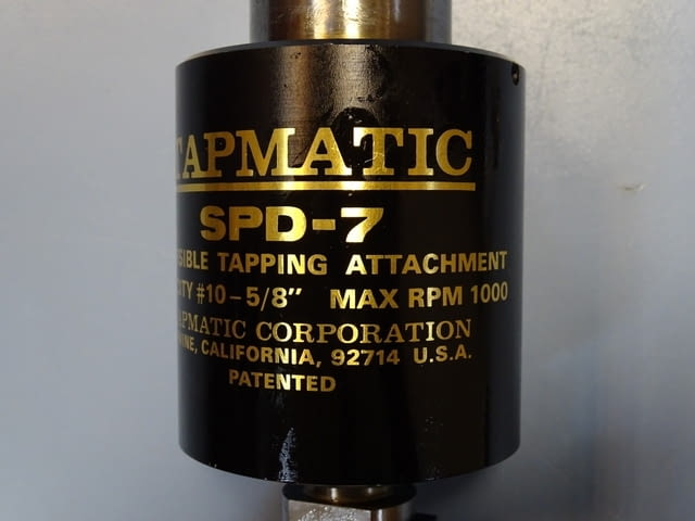 Реверсивна резбонарезна глава TAPMATIC SPD-7 reversible tapping attachment - снимка 3