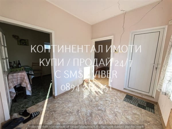 Код 63194. Едноетажна тухлена къща 50м2 с огромен двор(1600м2./1370м2.по скица) и плодороден, с разл - снимка 7