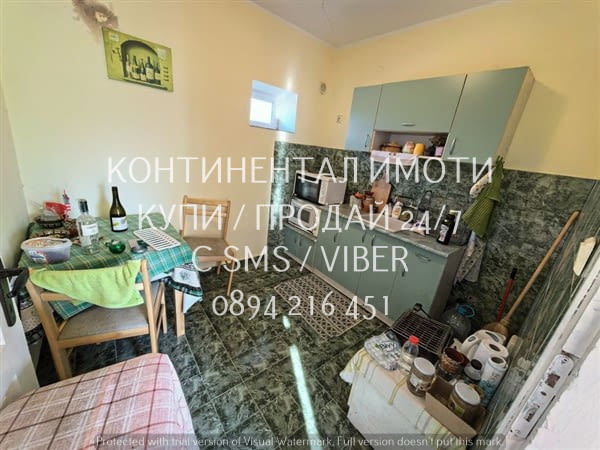 Код 63194. Едноетажна тухлена къща 50м2 с огромен двор(1600м2./1370м2.по скица) и плодороден, с разл - снимка 8