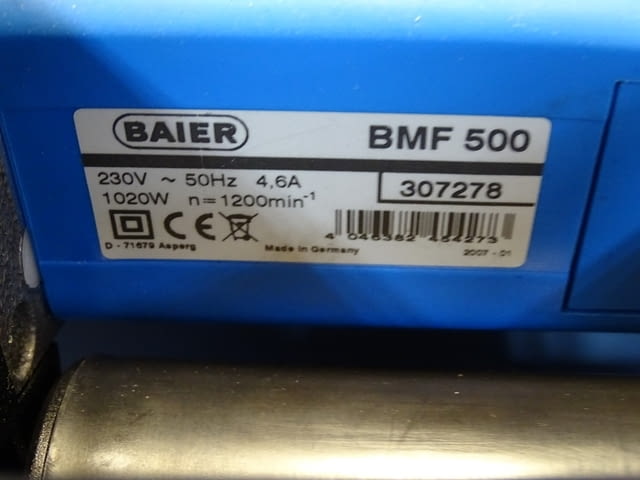 Фреза за канали в стената BAIER BMF 500 channel cutter, city of Plovdiv | Instruments - снимка 3