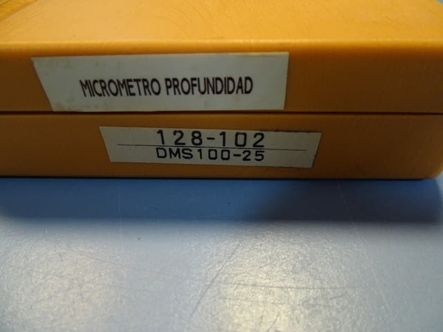Дълбокомер Mitutoyo 128-102 depth micrometer 0-25mm DMS100-25 - снимка 6