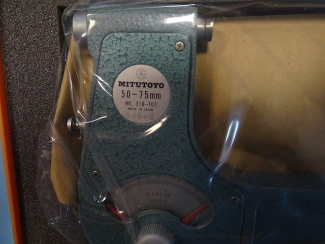 Пасиметър Mitutoyo 510-103 indication micrometer 50-75mm, city of Plovdiv - снимка 3