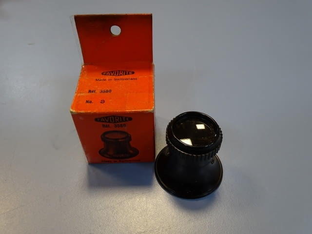 Часовникарска лупа FAVORITE 3580 size 2 1/2, 3, 3 1/2 watchmaker loupe - снимка 2