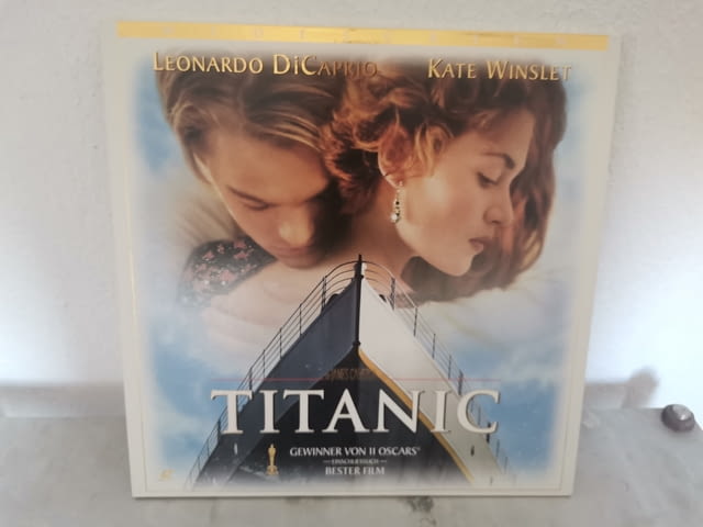 LASERDISC TITANIC Leonardo DiCaprio Kate Winslet Pioneer 2-Disc THX Edition - снимка 1