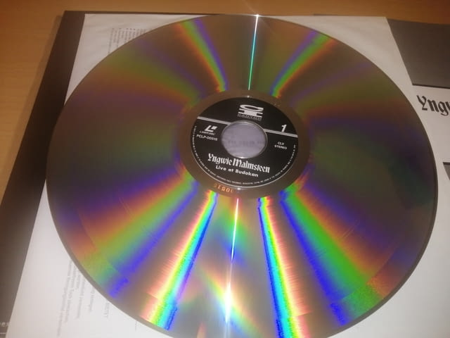 Yngwie Malmsteen Live At Budokan Japan LD Laserdisc PCLP-00515 - снимка 5