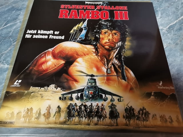 Rambo III' 1990 Dutch Edition Laser Disc Неразопакован - село Куклен | Филми - снимка 1