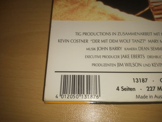 DER MIT DEM WOLF TANZT Extended Edition 2 Laserdisc - село Куклен | Филми - снимка 2