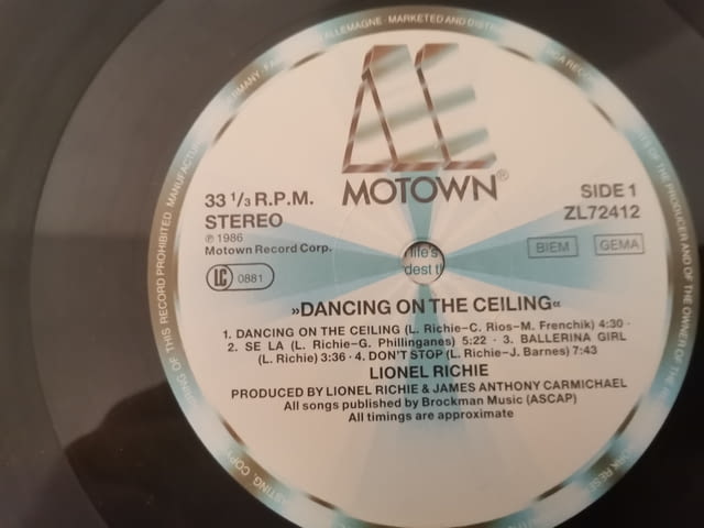 Lionel Richie – Dancing On The Ceiling - village Kuklеn | Music Goods - снимка 6
