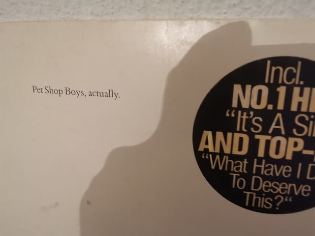 Pet Shop Boys – Actually - village Kuklеn | Music Goods - снимка 2