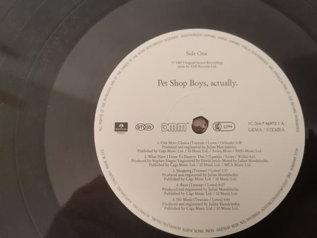 Pet Shop Boys – Actually - village Kuklеn | Music Goods - снимка 10