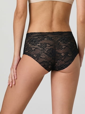 Jadea S, M, L, XL италиански черни, бежови безшевни дантелени дълбоки бикини безшевен дантелен слип - снимка 3