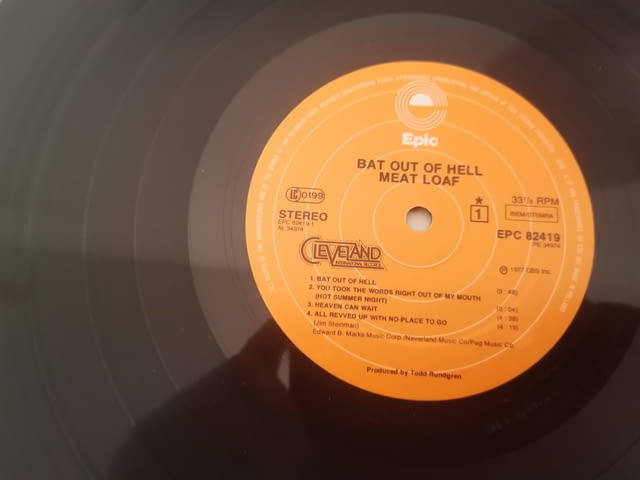 Meat Loaf - Bat out of Hell - village Kuklеn | Music Goods - снимка 7
