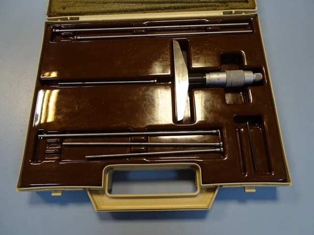 Микрометричен дълбокомер TESA 002.11005 Мicrometer Depth Gage 0-200mm - снимка 1