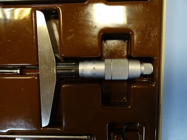 Микрометричен дълбокомер TESA 002.11005 Мicrometer Depth Gage 0-200mm - снимка 3