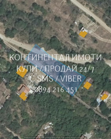 Код 63196. Панорамен парцел 1000м2 във вилната зона (право на ползване по пар. 4, при желание имотът - снимка 1