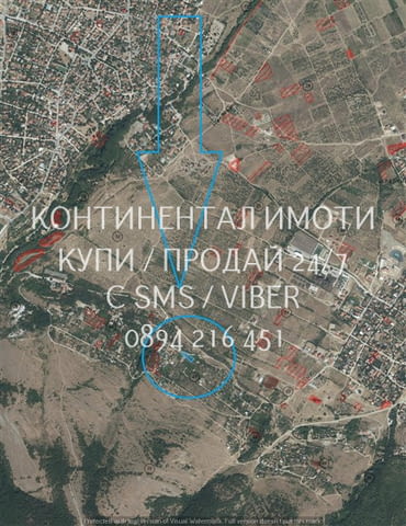 Код 63196. Панорамен парцел 1000м2 във вилната зона (право на ползване по пар. 4, при желание имотът - снимка 3
