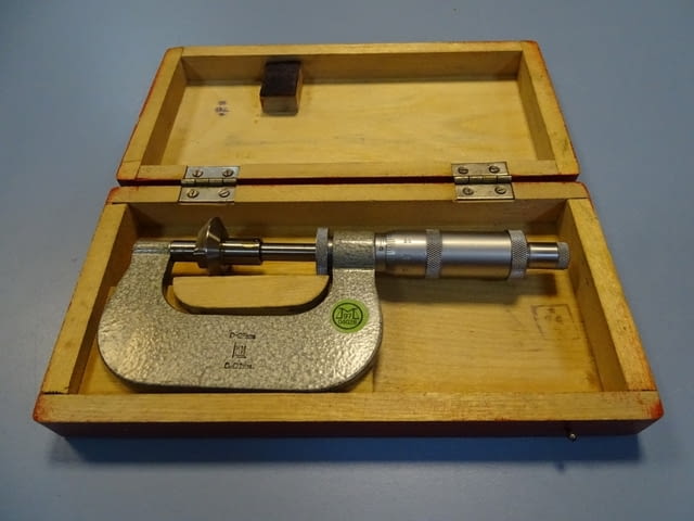 Микрометричен зъбомер USSR 0-25mm Gear Tooth Мicrometer, city of Plovdiv | Instruments - снимка 5