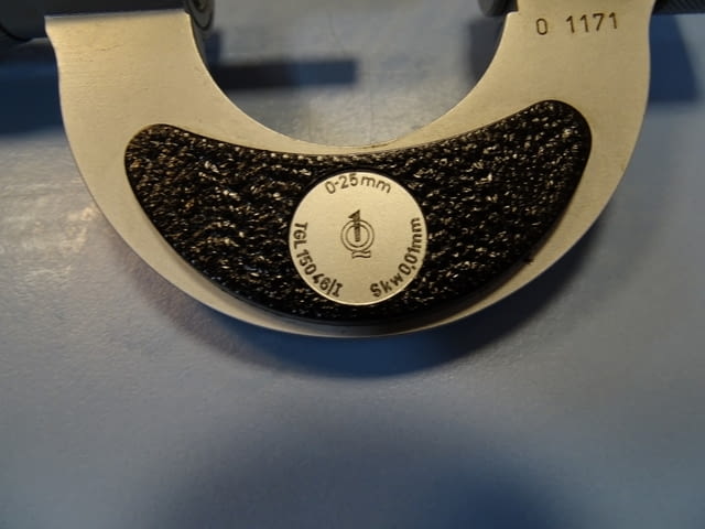 Резбомерен микрометър DDR Suhl Thread Мicrometer 0-25mm, city of Plovdiv | Instruments - снимка 4
