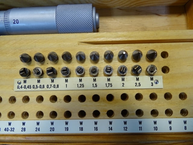Резбомерен микрометър DDR Suhl Thread Мicrometer 0-25mm, city of Plovdiv | Instruments - снимка 5