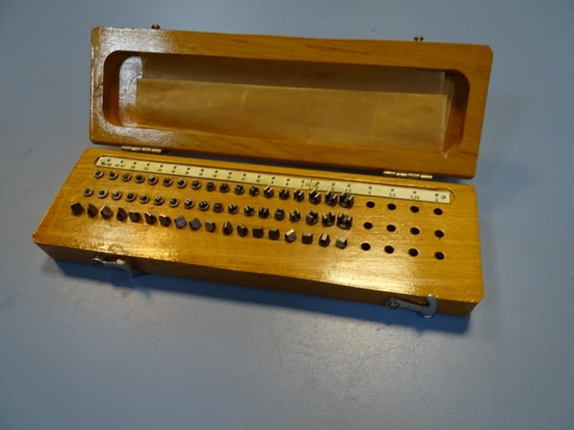 Комплект резбомерни накрайници DDR Suhl W4.5-W60-48 Thread measuring anvis - снимка 3