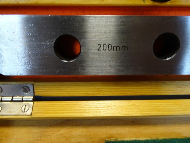 Синусна линия L-200mm Sine Bar DDR - city of Plovdiv | Instruments - снимка 2