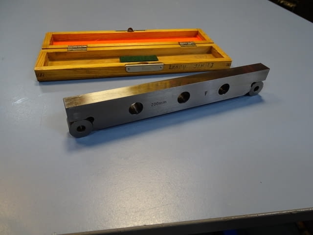Синусна линия L-200mm Sine Bar DDR - city of Plovdiv | Instruments - снимка 4