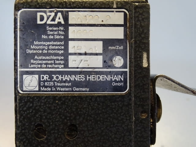 Оптичен индикатор Deckel/Heidenhain DZA 00122.2 optical indicating - снимка 4