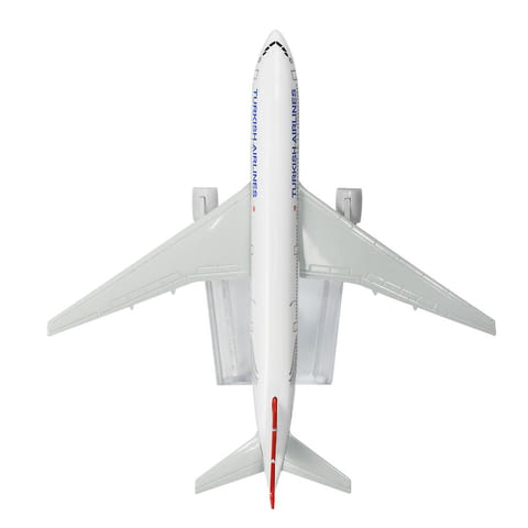 Boeing 777 самолет модел макет Turkish Airlines Истанбул Кушадасъ Анкара Балканите Босфора полет люк - снимка 3